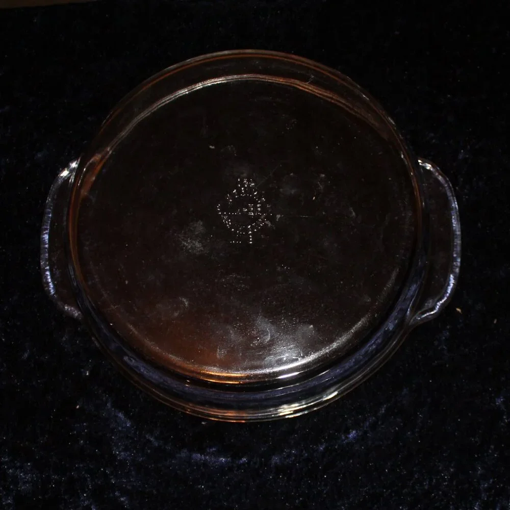 Vintage Fire-King 8 inch pie 450-Clear Glass